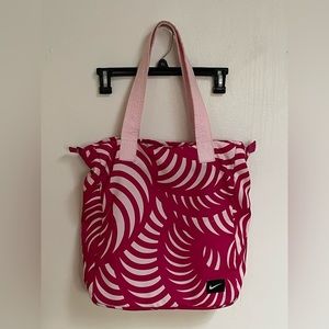 pink Nike tote